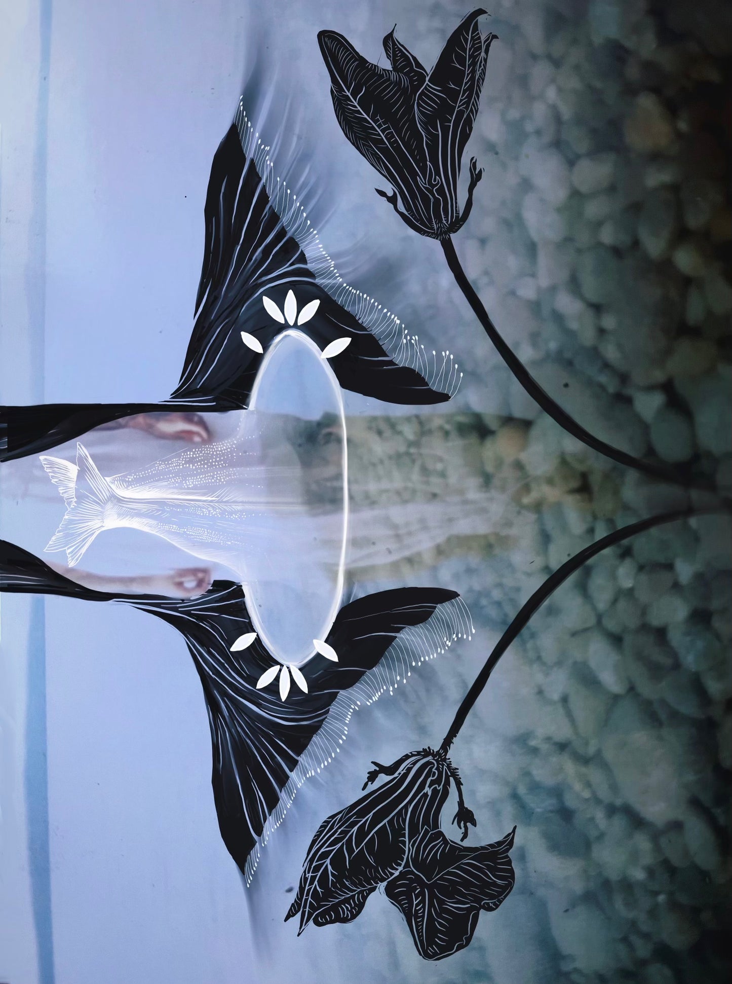 birthed of the waters print