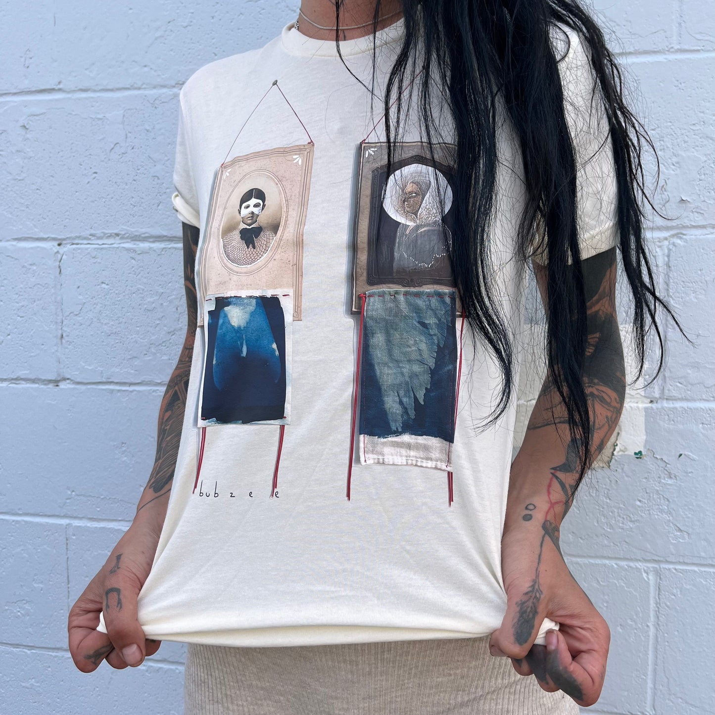fish and bird tee