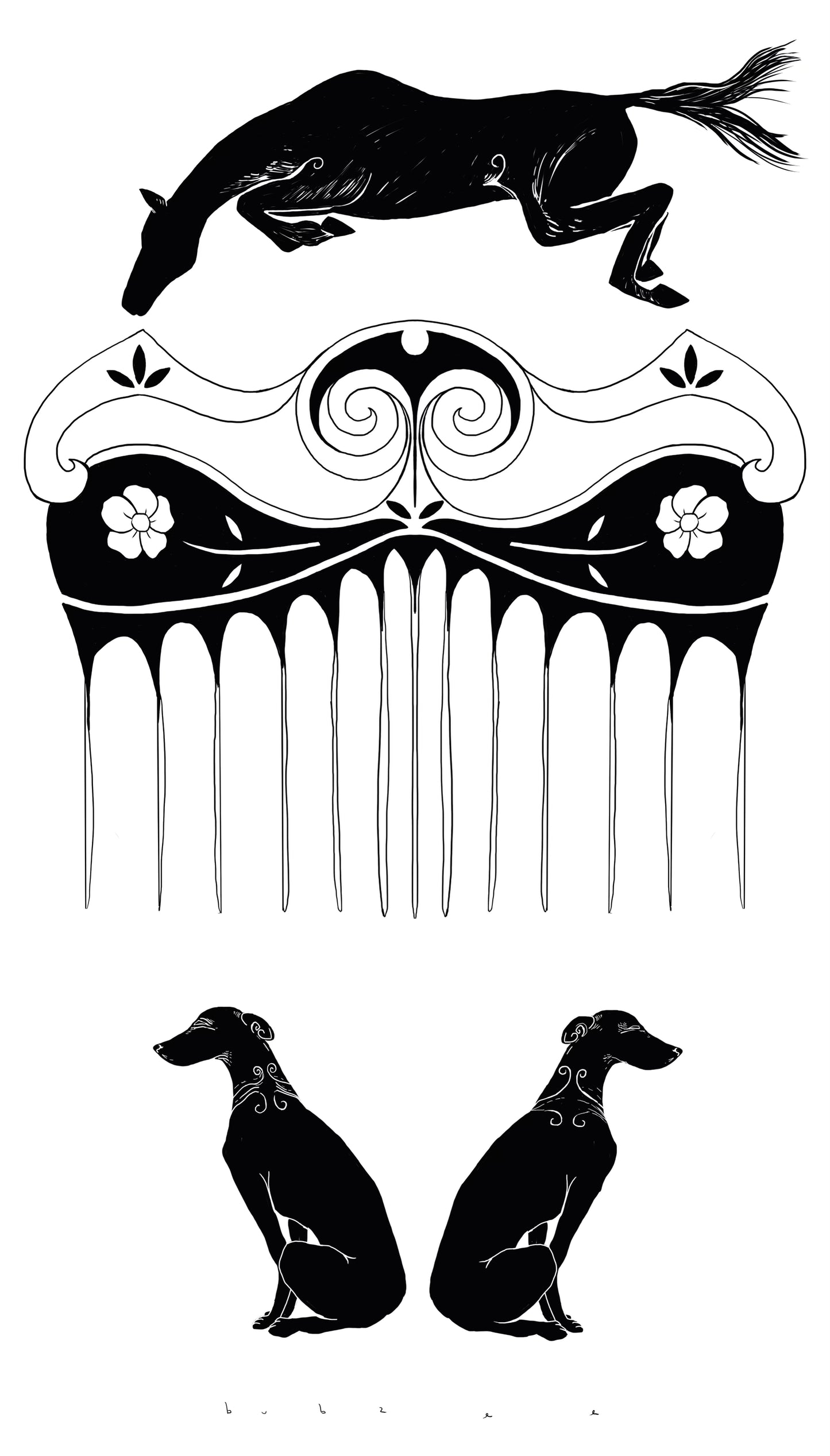 combing dreams print