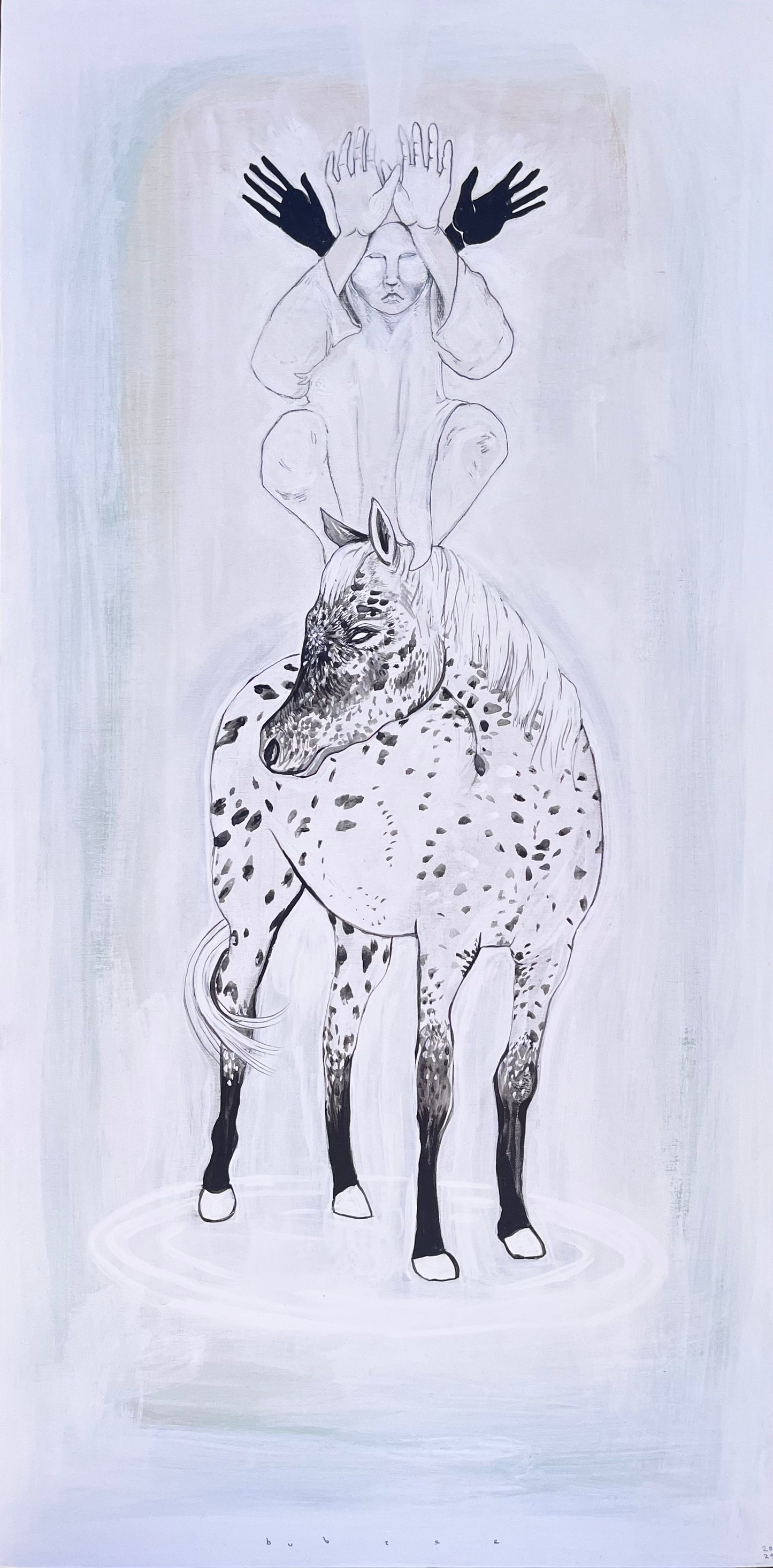 horses of the clootie tree ~five print pack~