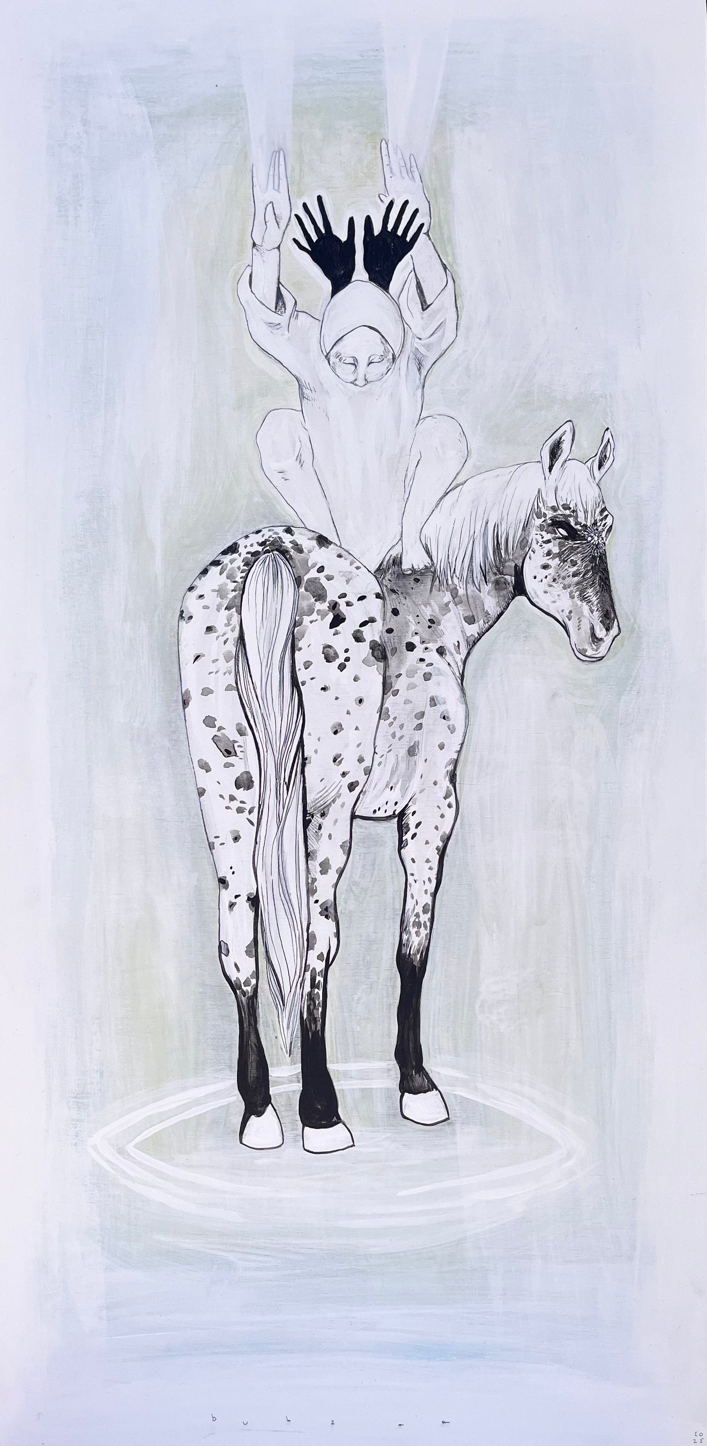 horses of the clootie tree ~five print pack~