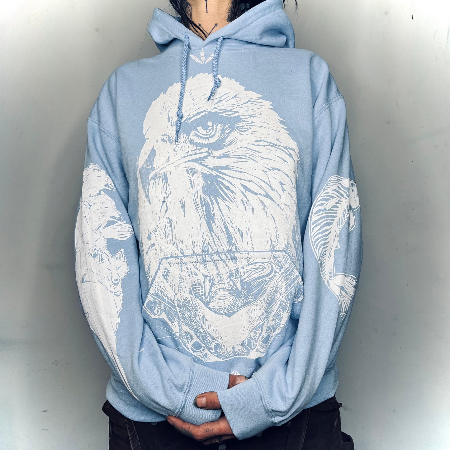 sea blue hoodie series
