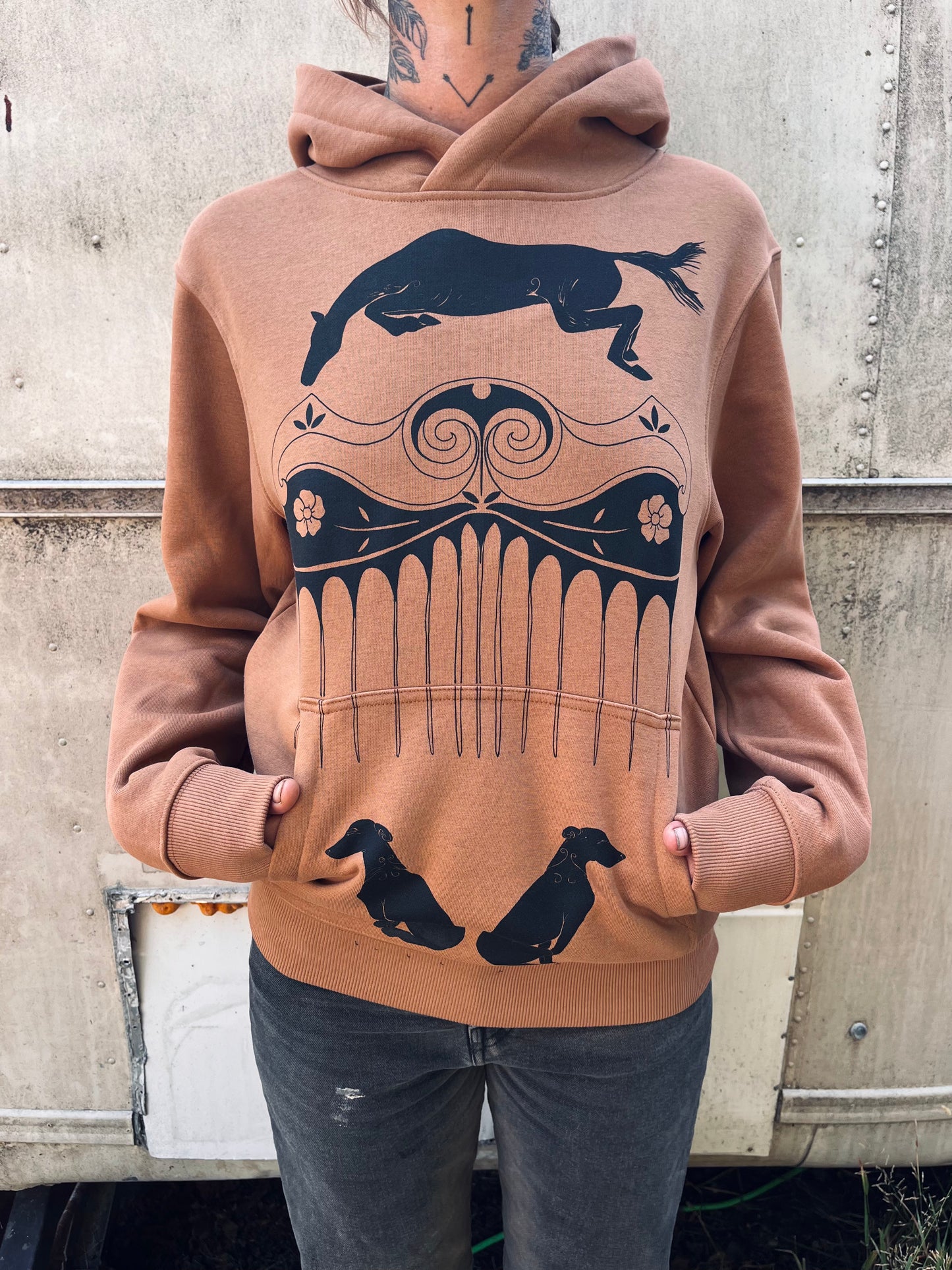 combing dreams hoodie