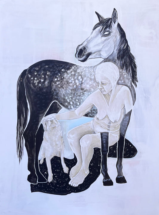 horses of the clootie tree ~five print pack~