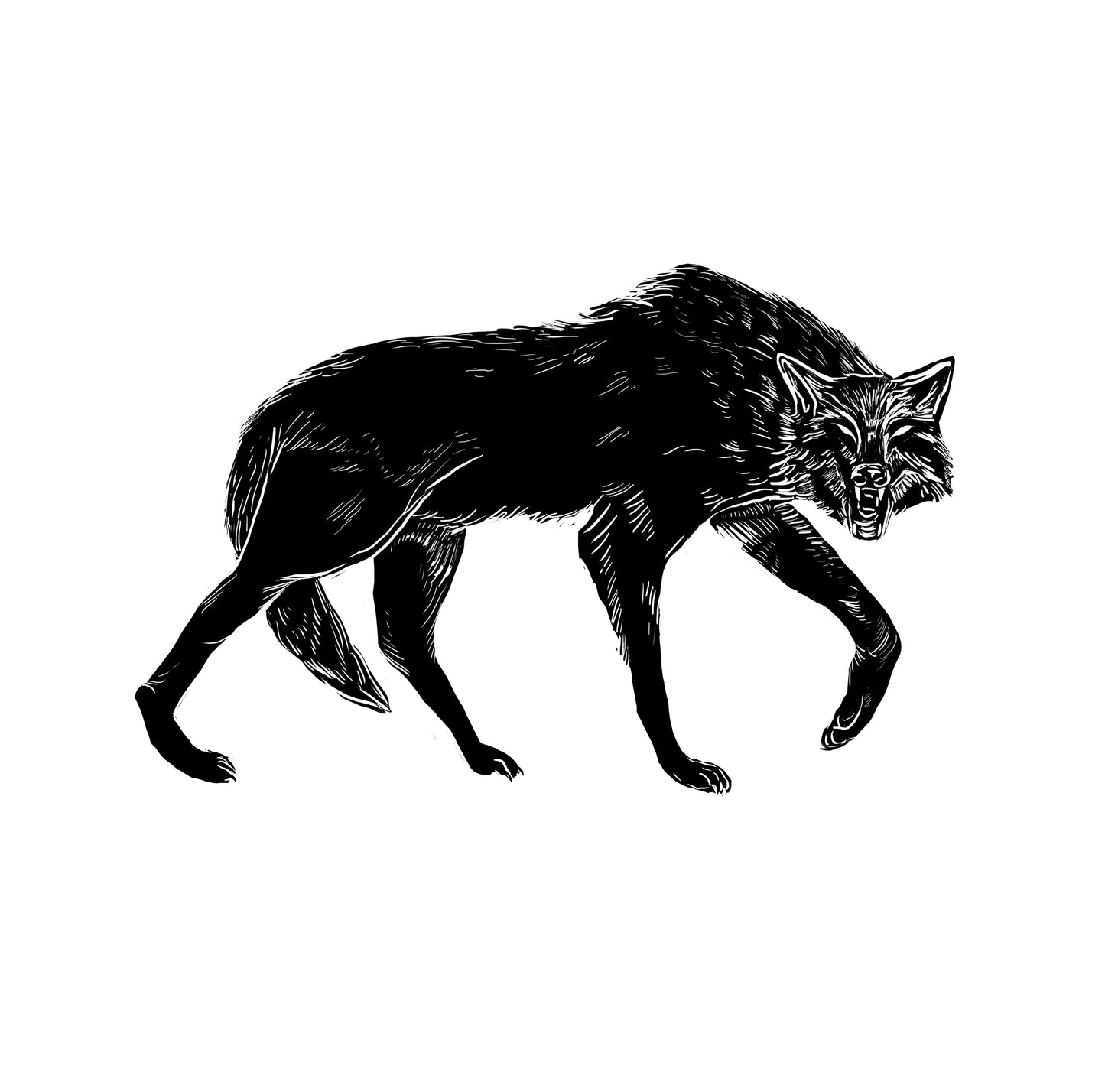 double wolves stickers