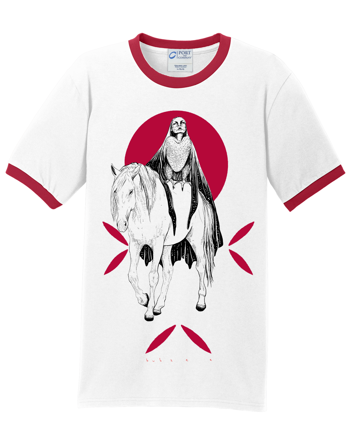 horse and her nightwalker ringer tee (pre-order)