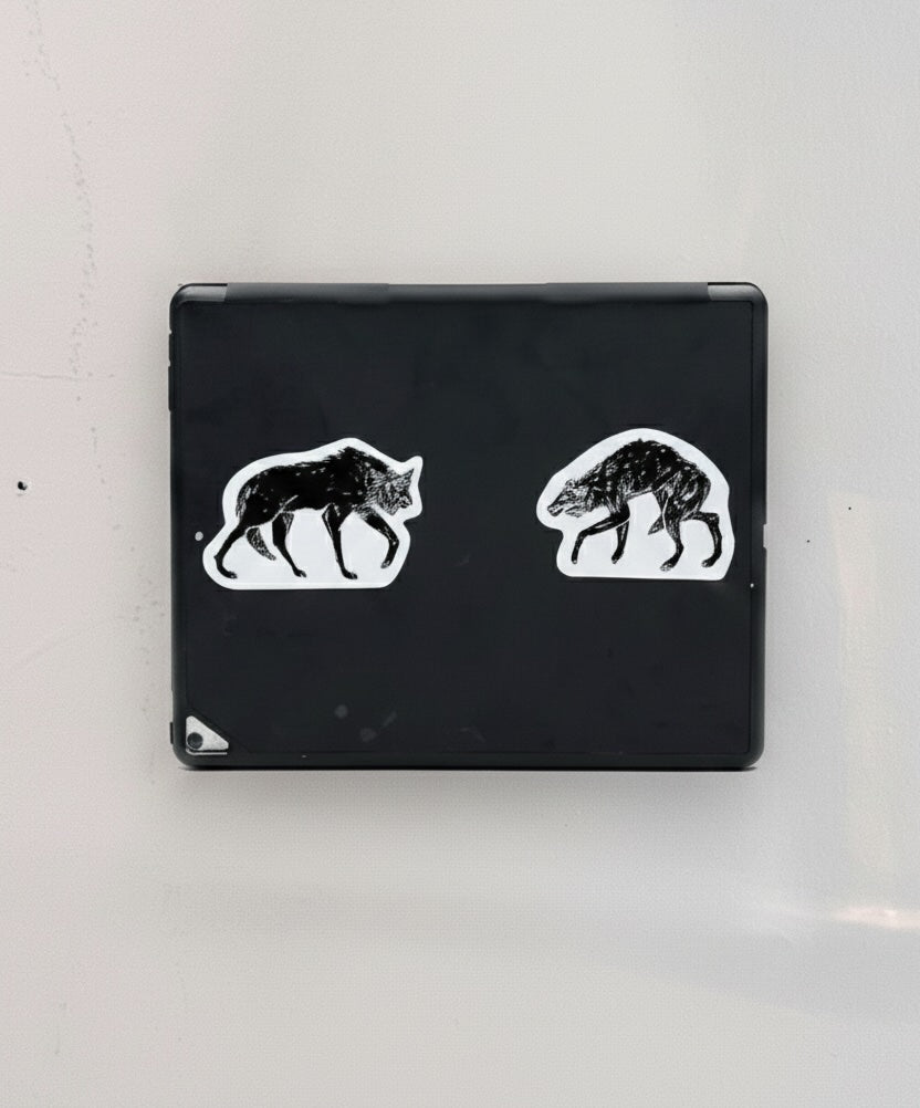 double wolves stickers